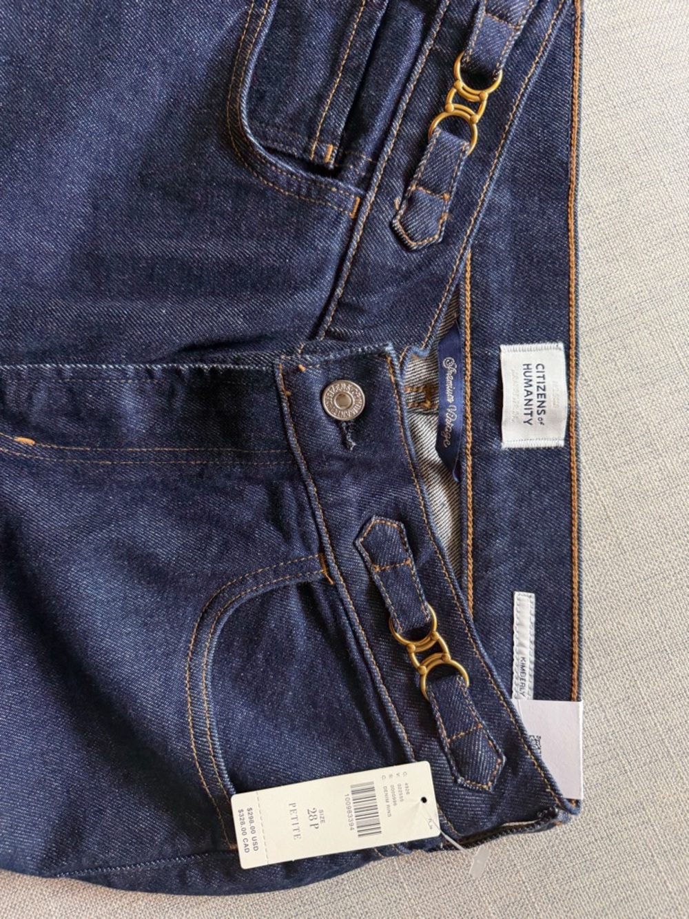 Citizens Of Humanity Dark Indigo Wide-Leg Jeans - Picture 7 of 9